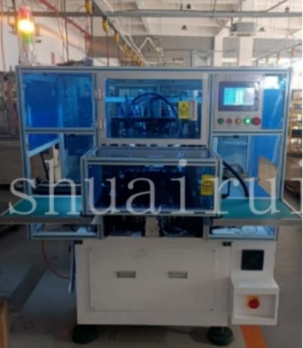 Stator proses mesin penggulungan dua stesen